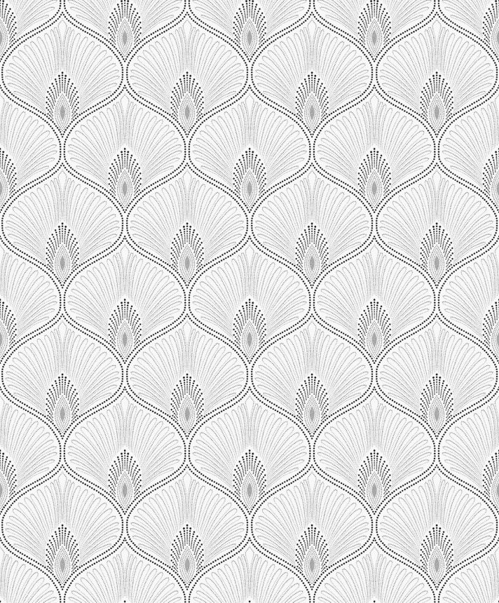 Schwarz-weiße Tapete, OTH207, Othello, Zoom by Masureel