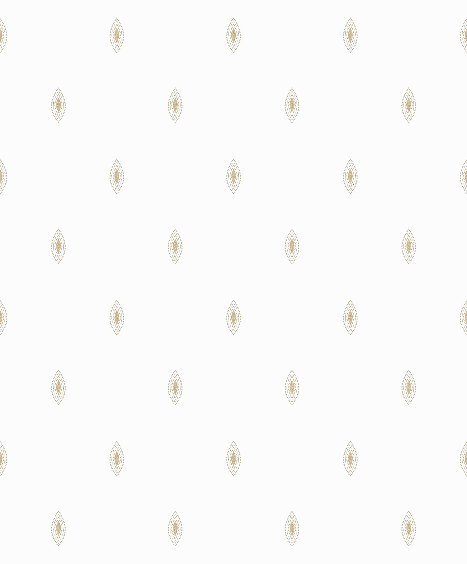 Weiße und goldene Tapete, OTH301, Othello, Zoom by Masureel