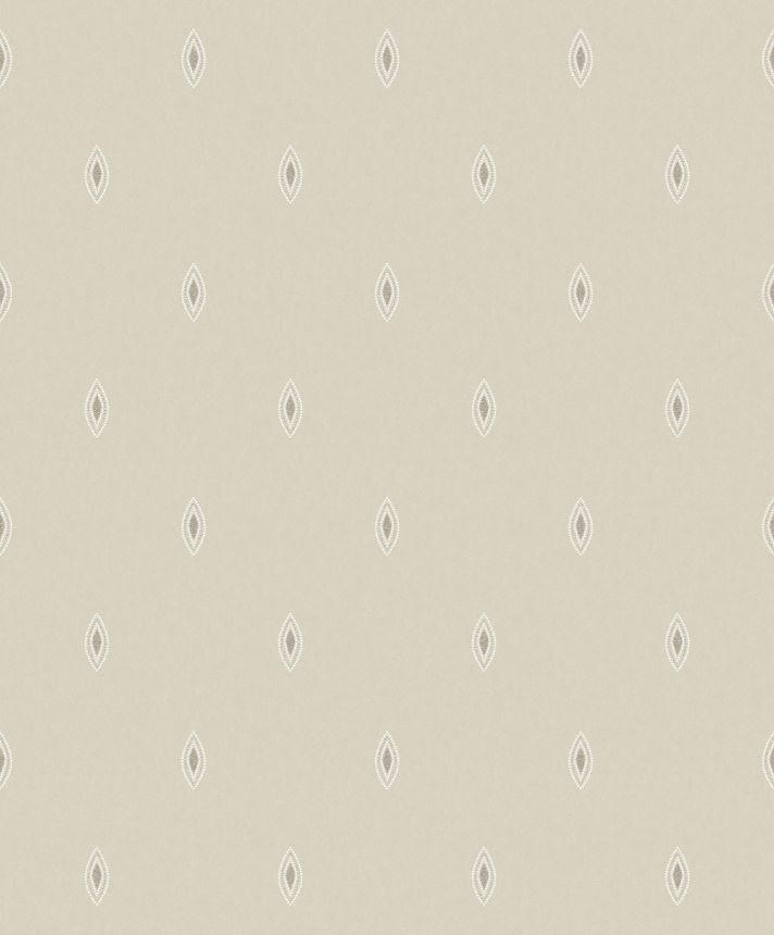 Grau-beige Tapete, OTH303, Othello, Zoom by Masureel