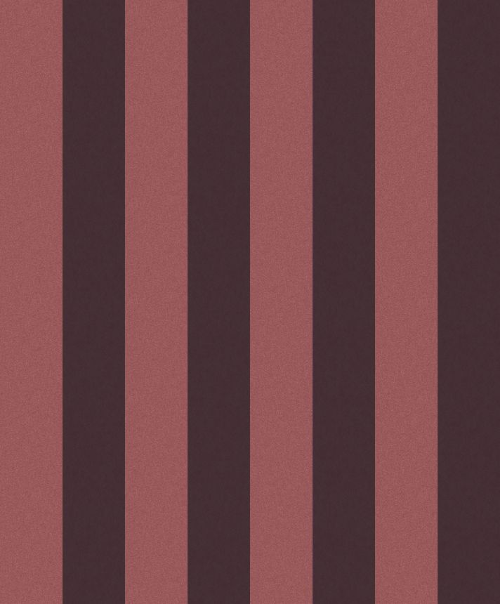 Schwarz-rosa gestreifte Tapete, OTH406, Othello, Zoom by Masureel