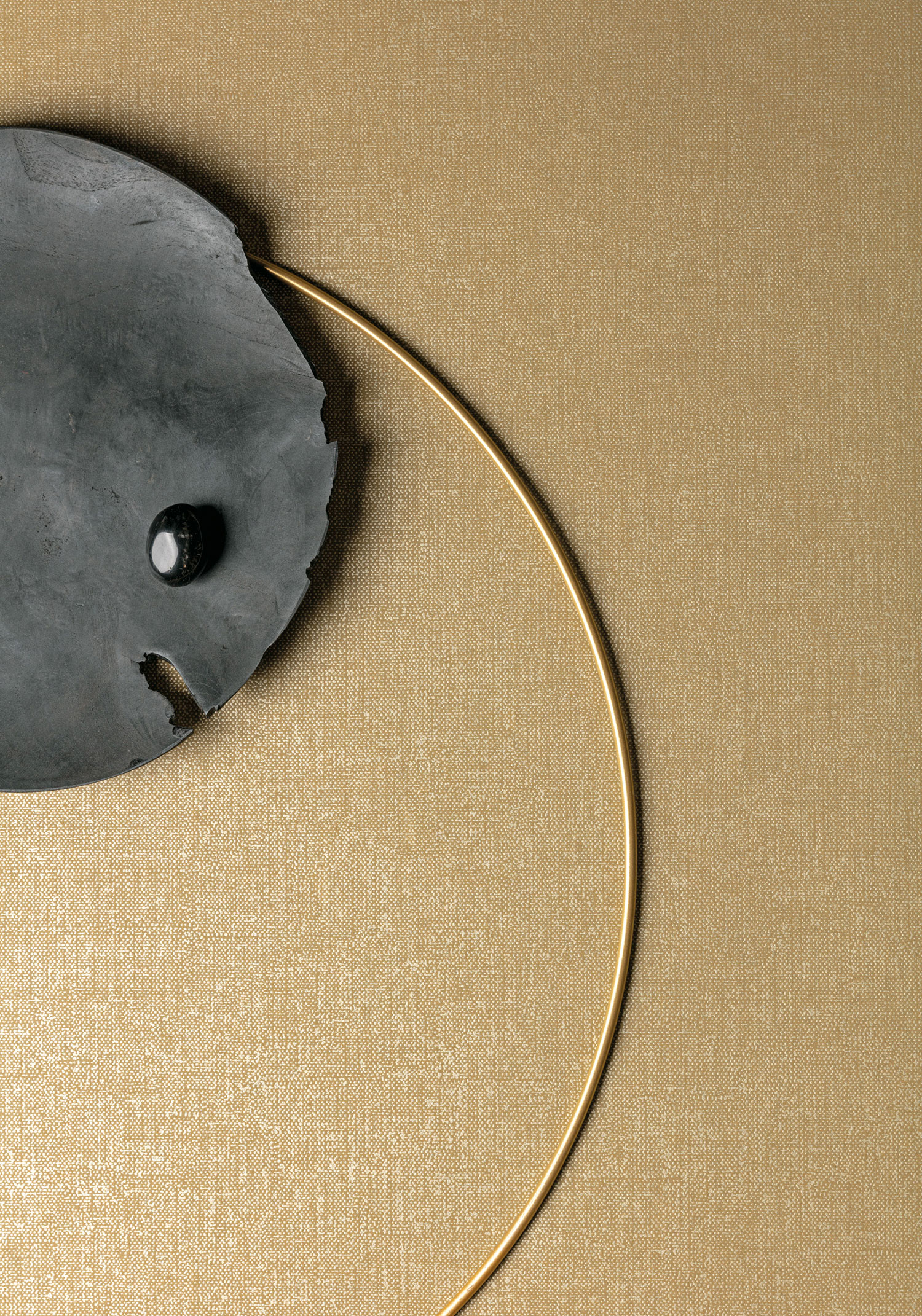 Ocker-goldene Tapete, TAT710, Othello, Zoom by Masureel