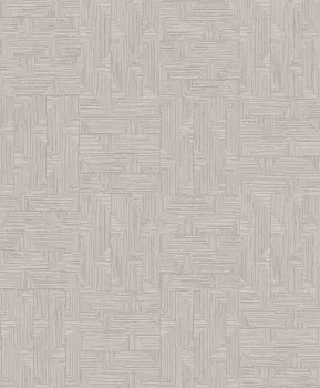 Grau-beige geometrische Tapete, SPI404, Spirit of Nature, Khroma by Masureel