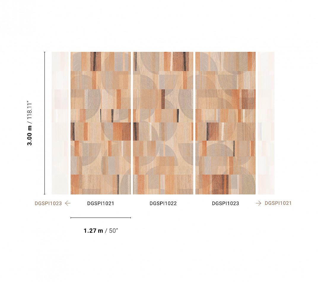 Geometrische Fototapete, DGSPI1021, Spirit of Nature, Khroma by Masureel