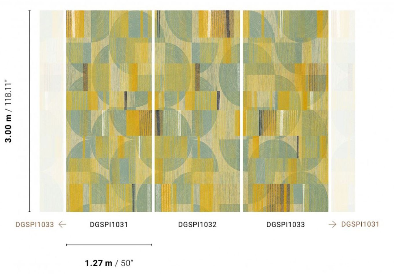 Geometrische Fototapete, DGSPI1033, Spirit of Nature, Khroma by Masureel