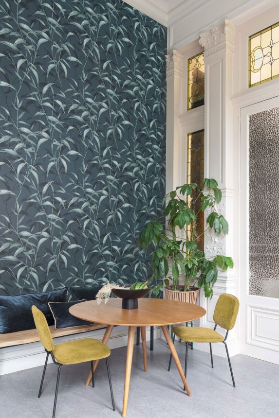 Blaue Tapete, Bambus, ZEN203, Zen, Zoom by Masureel