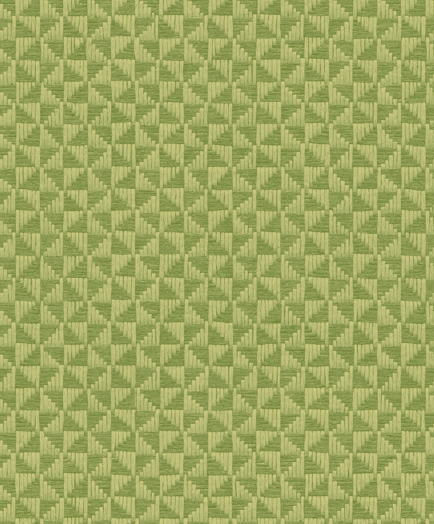 Grüne geometrische Tapete, ZEN304, Zen, Zoom by Masureel