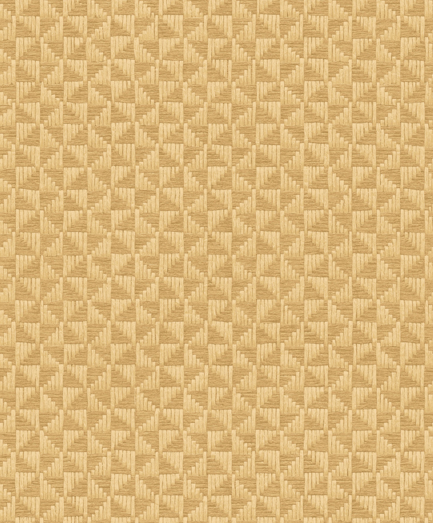 Braune geometrische Tapete, ZEN307, Zen, Zoom by Masureel