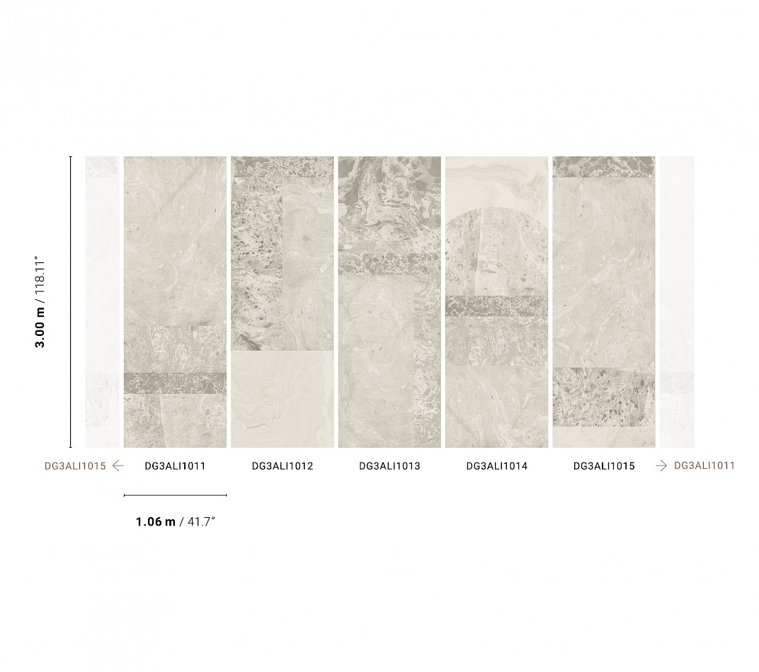 Fototapete, Grauer Marmor, DG3ALI1014, Wall Designs III, Khroma by Masureel