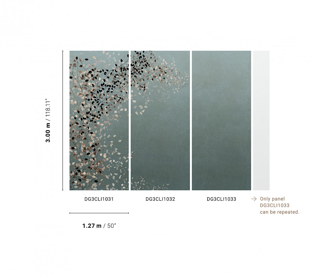 Blaue Fototapete, DG3CLI1033, Wall Designs III, Khroma by Masureel