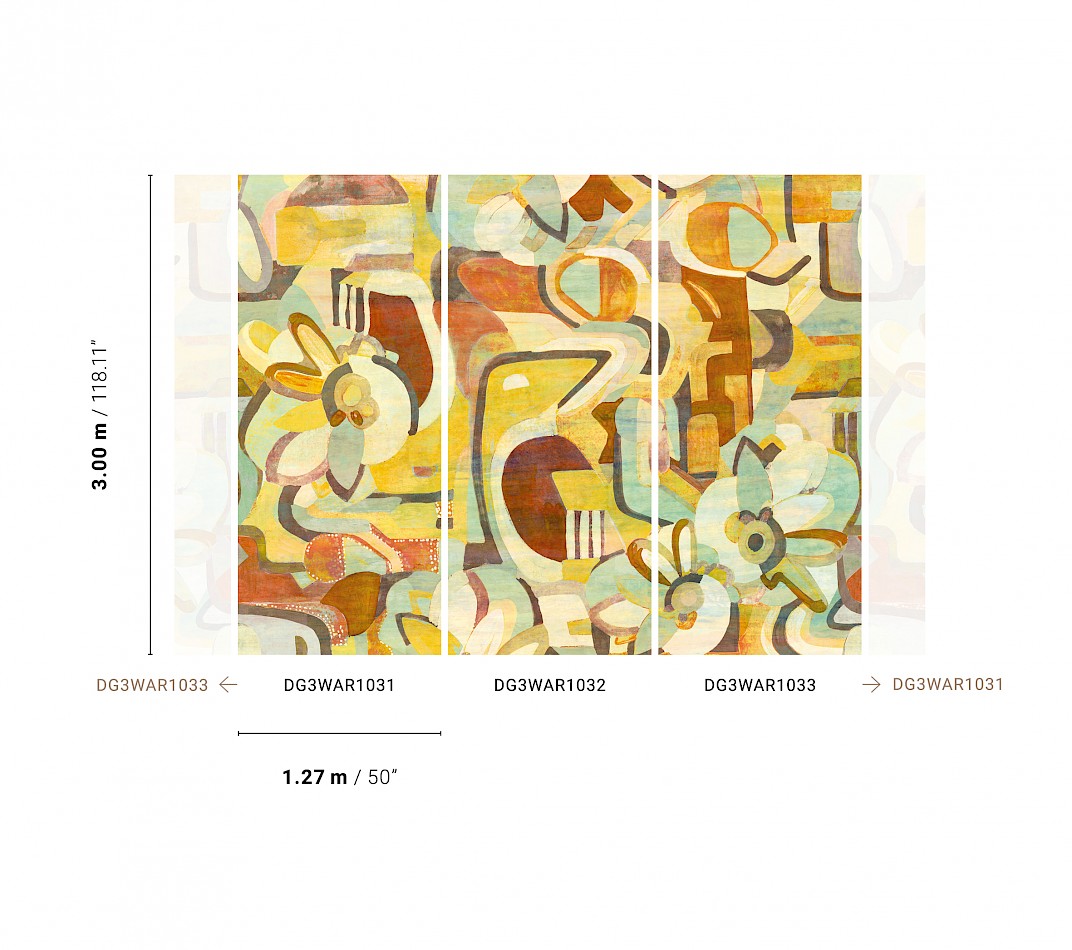 Grafische Fototapete, DG3WAR1033, Wall Designs III, Khroma by Masureel