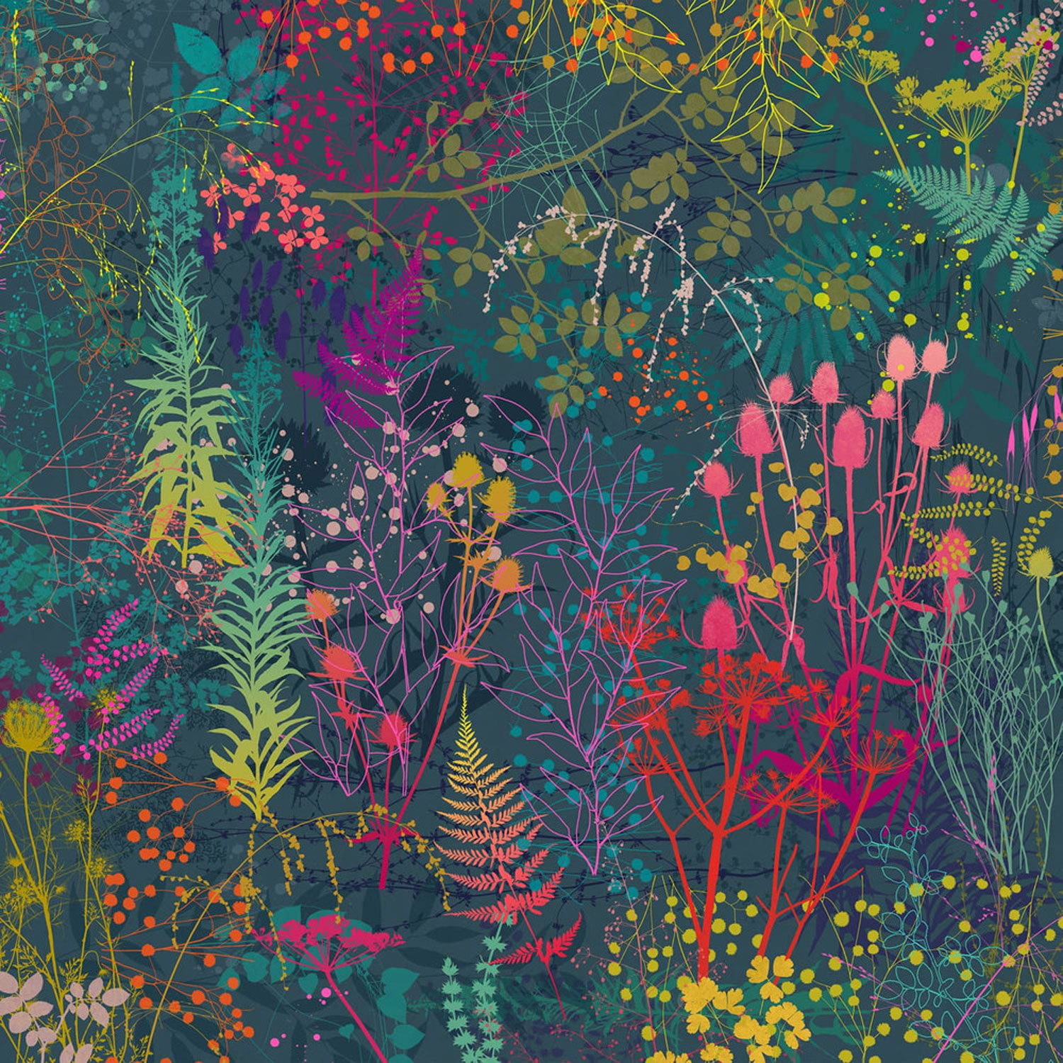 Fototapete mit Wiesengräsern, 120406FXST, Wiltshire Meadow, Clarissa Hulse