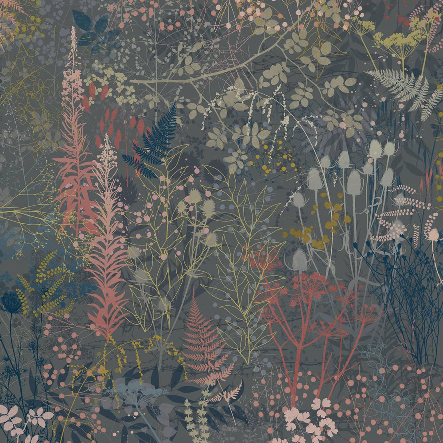 Fototapete mit Wiesengräsern, 120407FXST, Wiltshire Meadow, Clarissa Hulse