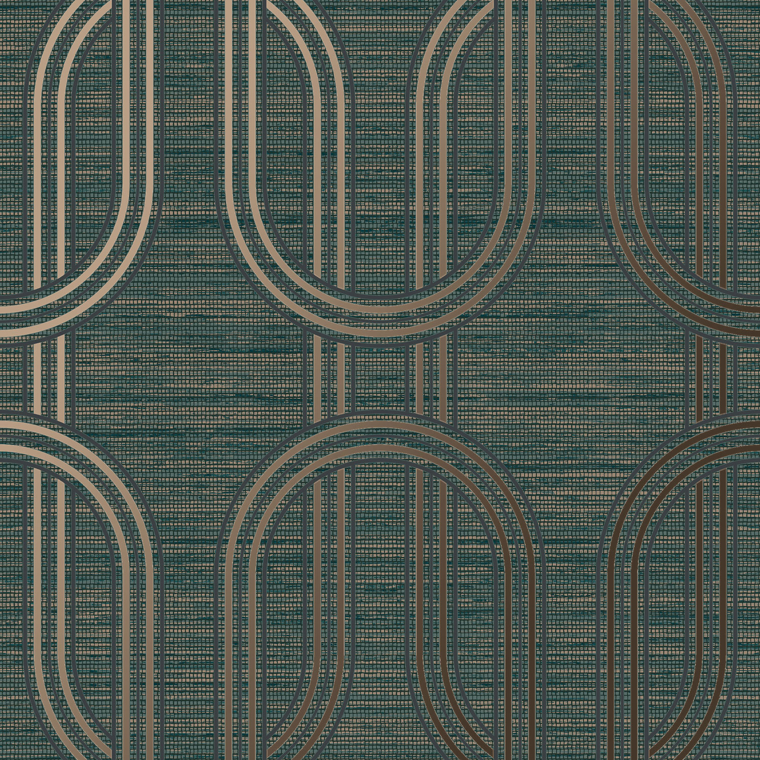 Grüne Luxustapete mit geometrischen Mustern, 120859 Indulgence Graham Brown