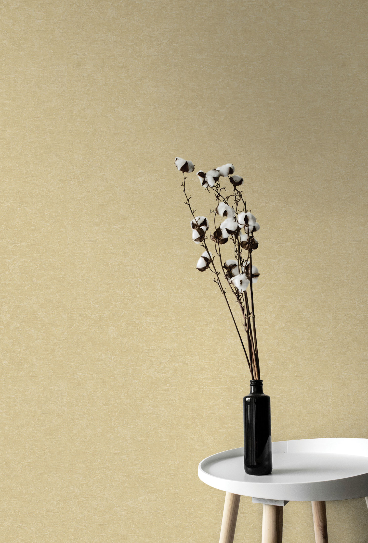 Ockerfarbene Tapete, Putzimitat, A65604, Vavex 2025