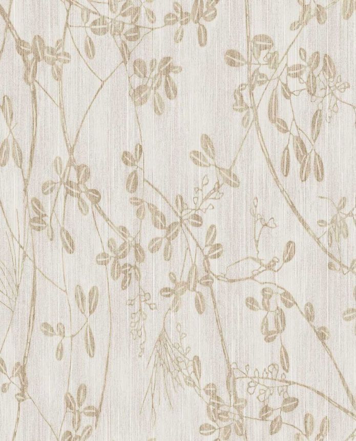 Beige Tapete, Zweige, Blätter, 333400, Emerald, Eijffinger