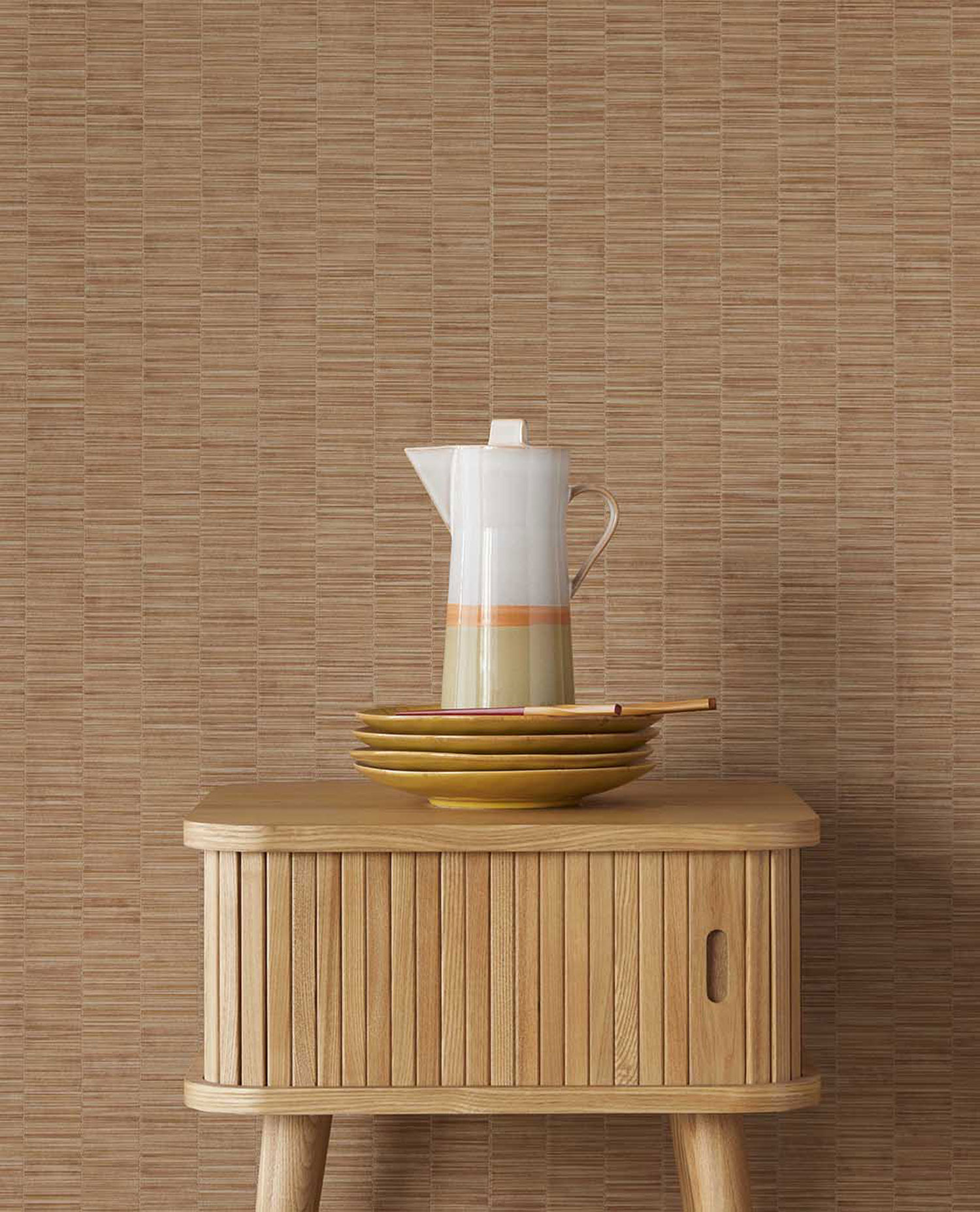 Tapete in brauner Bambusoptik, 333433, Emerald, Eijffinger