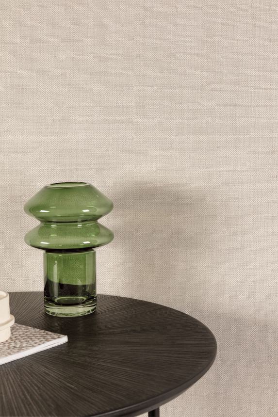 Vliestapete, grau-beige, Stoffimitat, FOL903, Amani, Masureel