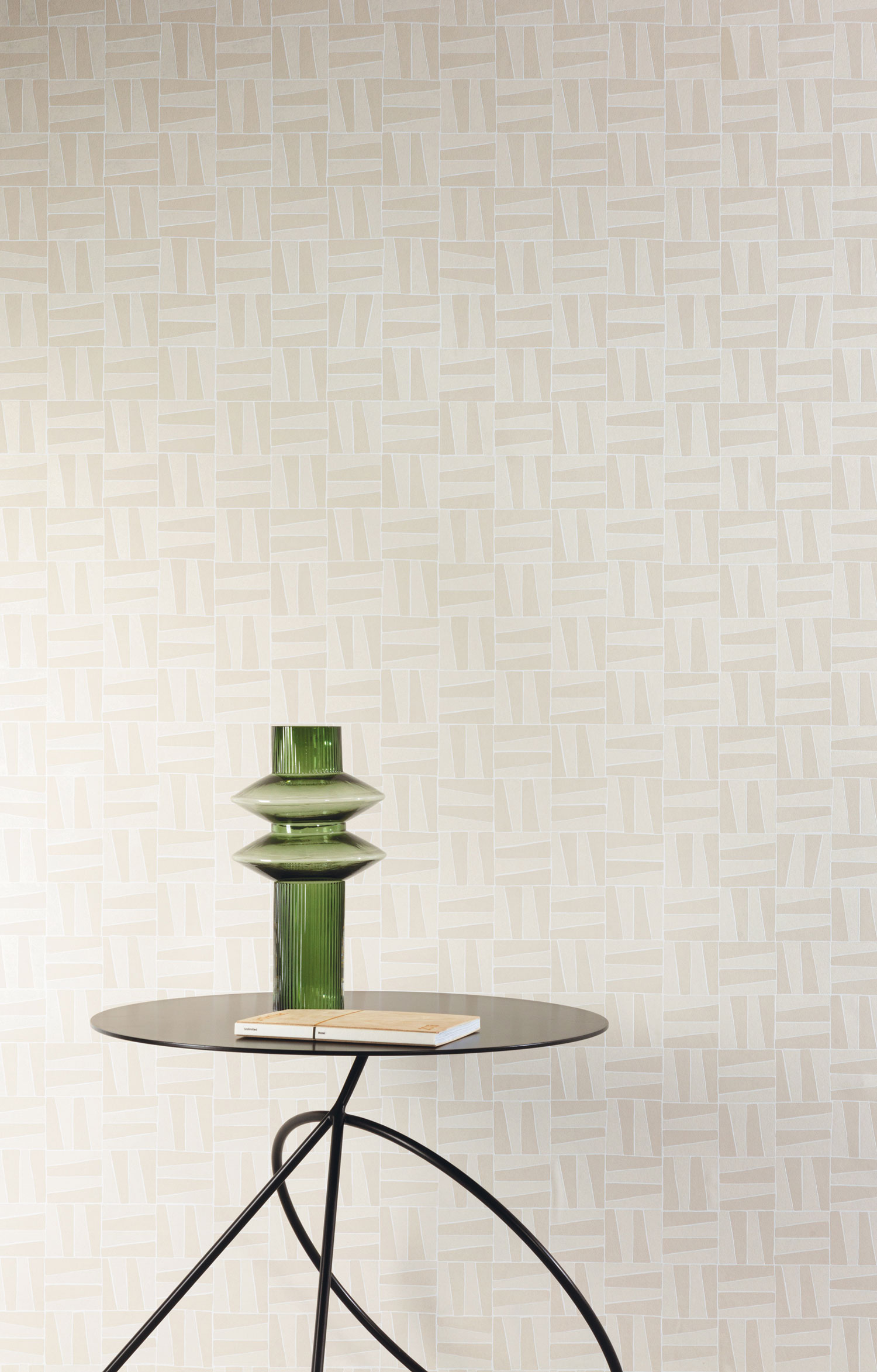 Terrakotta-Tapete mit geometrischem Muster, YSA202, Mysa, Khroma by Masuree