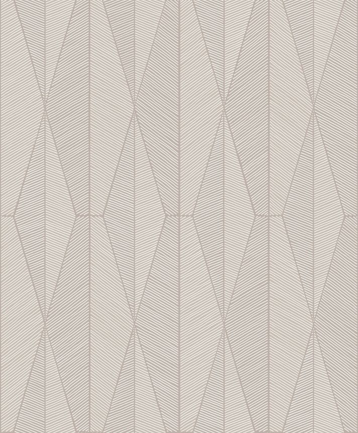 Schwarz-silberne Tapete mit geometrischem Muster, YSA303, Mysa, Khroma by Masuree