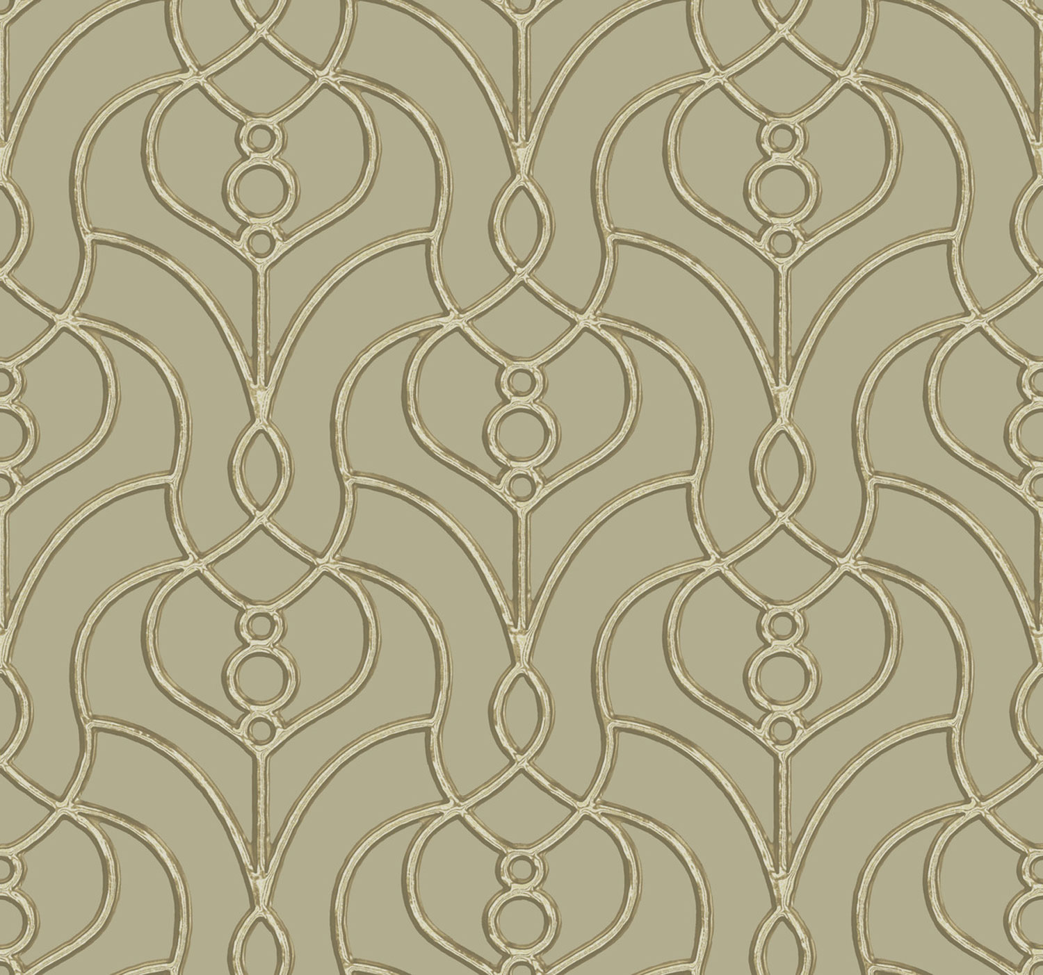 Beige Barocktapete, EV3947, Candice Olson Casual Elegance, York