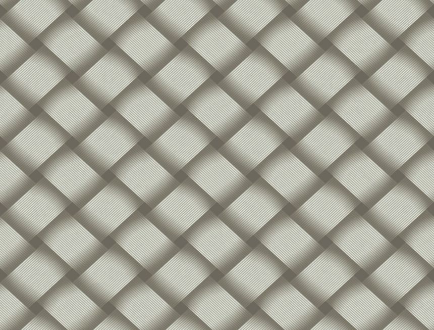 Braune geometrische 3D-Tapete, EV3966, Candice Olson Casual Elegance, York