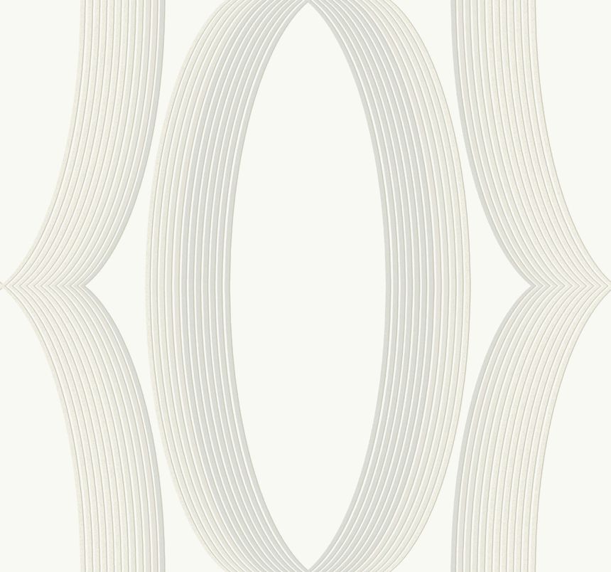 Weiße Tapete, geometrisches Muster, EV3981, Candice Olson Casual Elegance, York