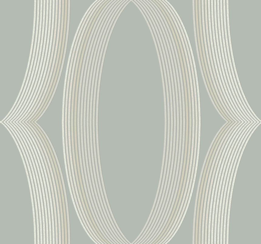 Graublaue Tapete, geometrisches Muster, EV3985, Candice Olson Casual Elegance, York