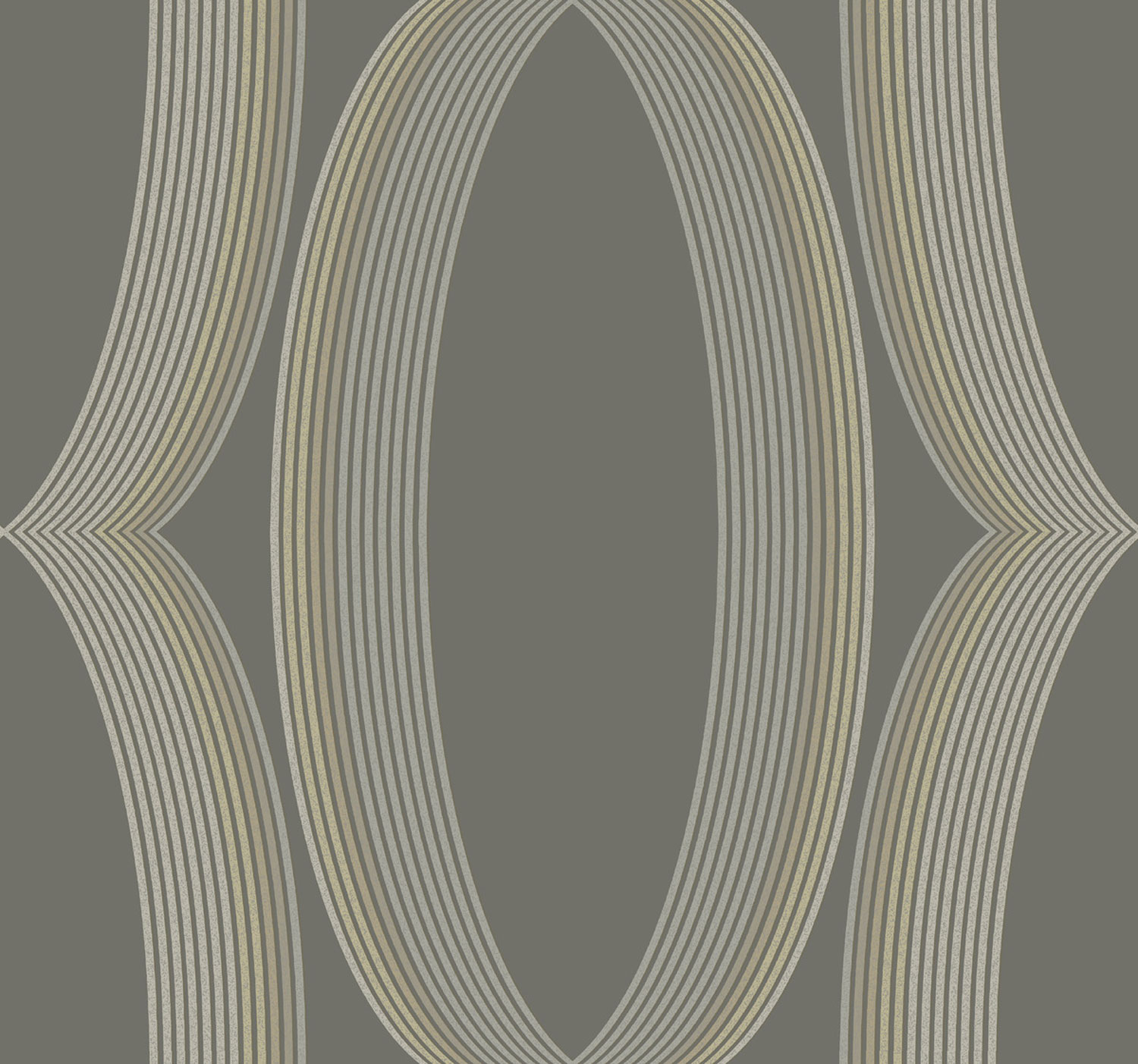 Braune Tapete mit geometrischem Muster, EV3986, Candice Olson Casual Elegance, York