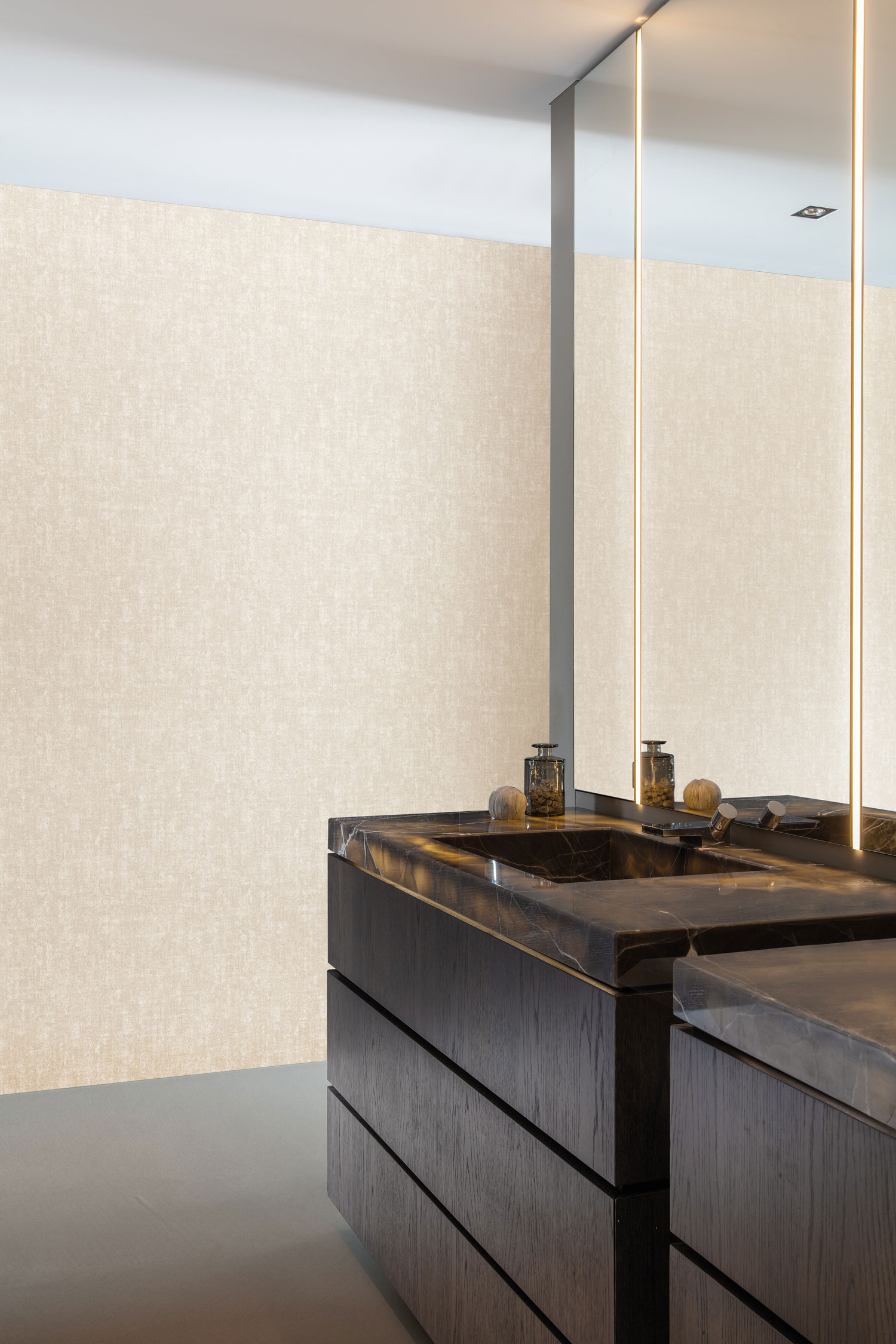 Cremefarbene Vliestapete, UR1303, VB1003, Universe 4, Grandeco