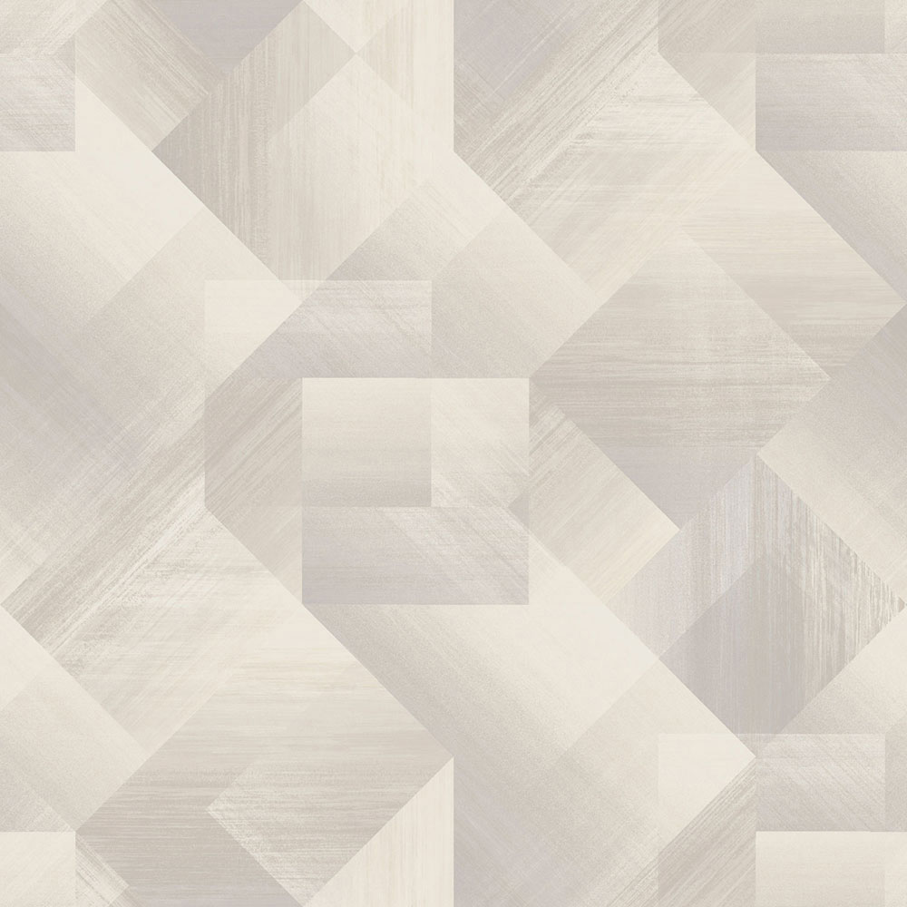 Beige Tapete mit geometrischen Mustern, UR3207, Universe 4, Grandeco