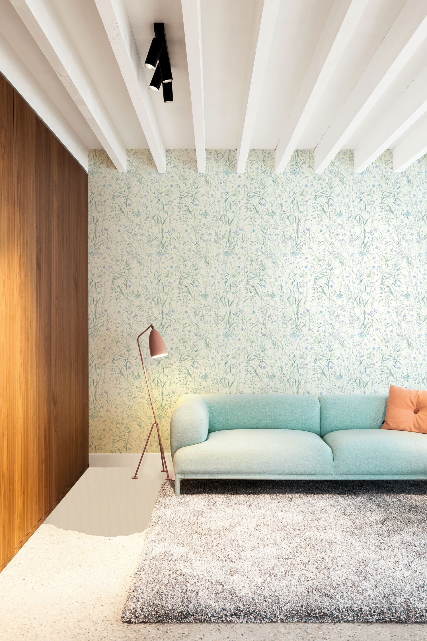 Weiße Vliestapete, Wiesenblumen und Gräser, UR3329, Universe 4, Grandeco