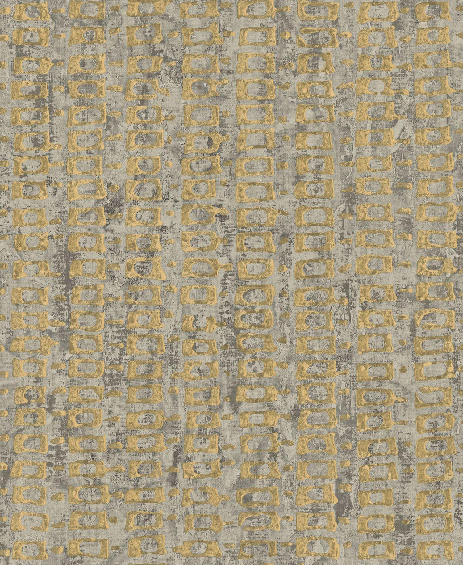 Graue Luxustapete mit geometrischen Mustern 58707 Aurum II Limonta