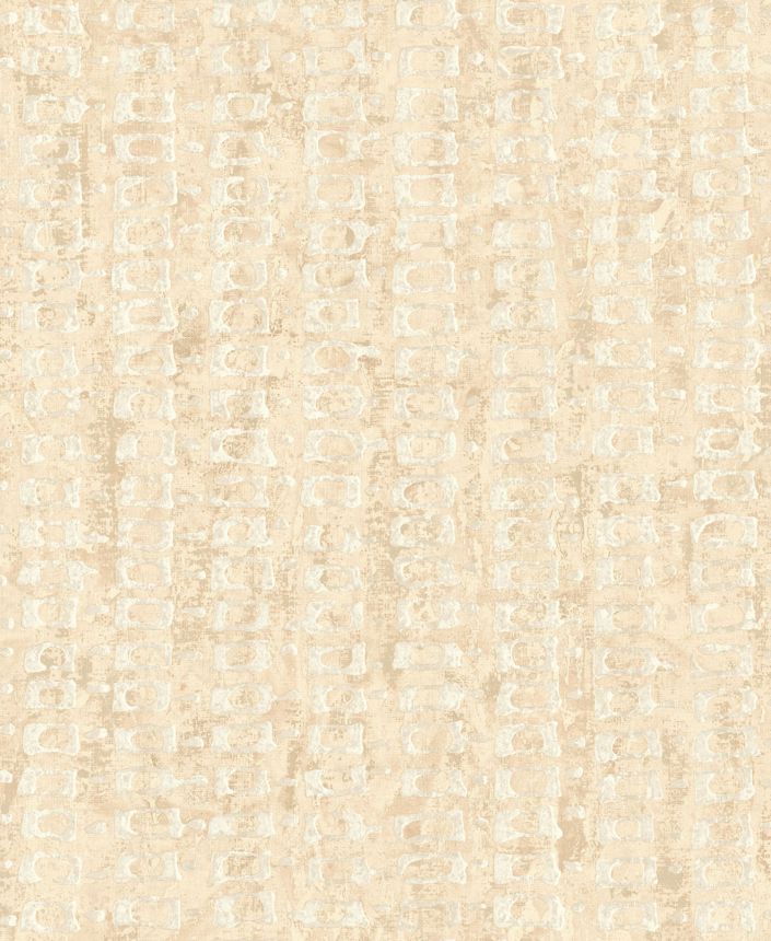 Beige Luxustapete mit geometrischen Mustern, 58721, Aurum II, Limonta