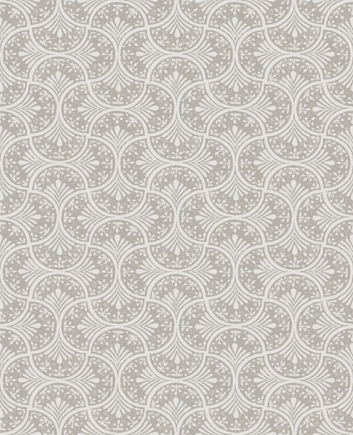 Grau-weiße geometrische Vliestapete, 120637, Retreat, Graham&Brown Premium
