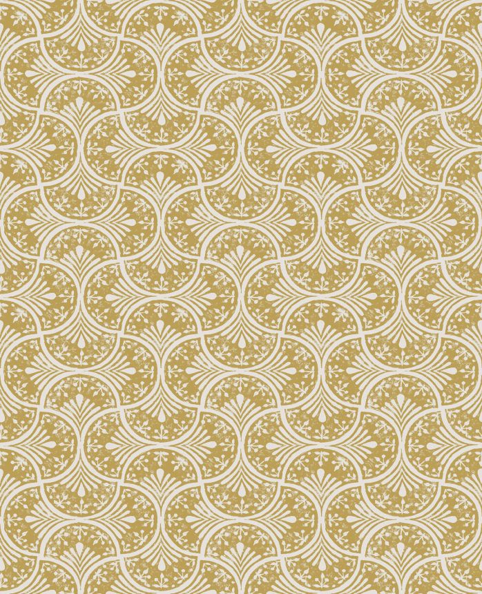 Ockerweiße geometrische Vliestapete, 120638, Retreat, Graham&Brown Premium