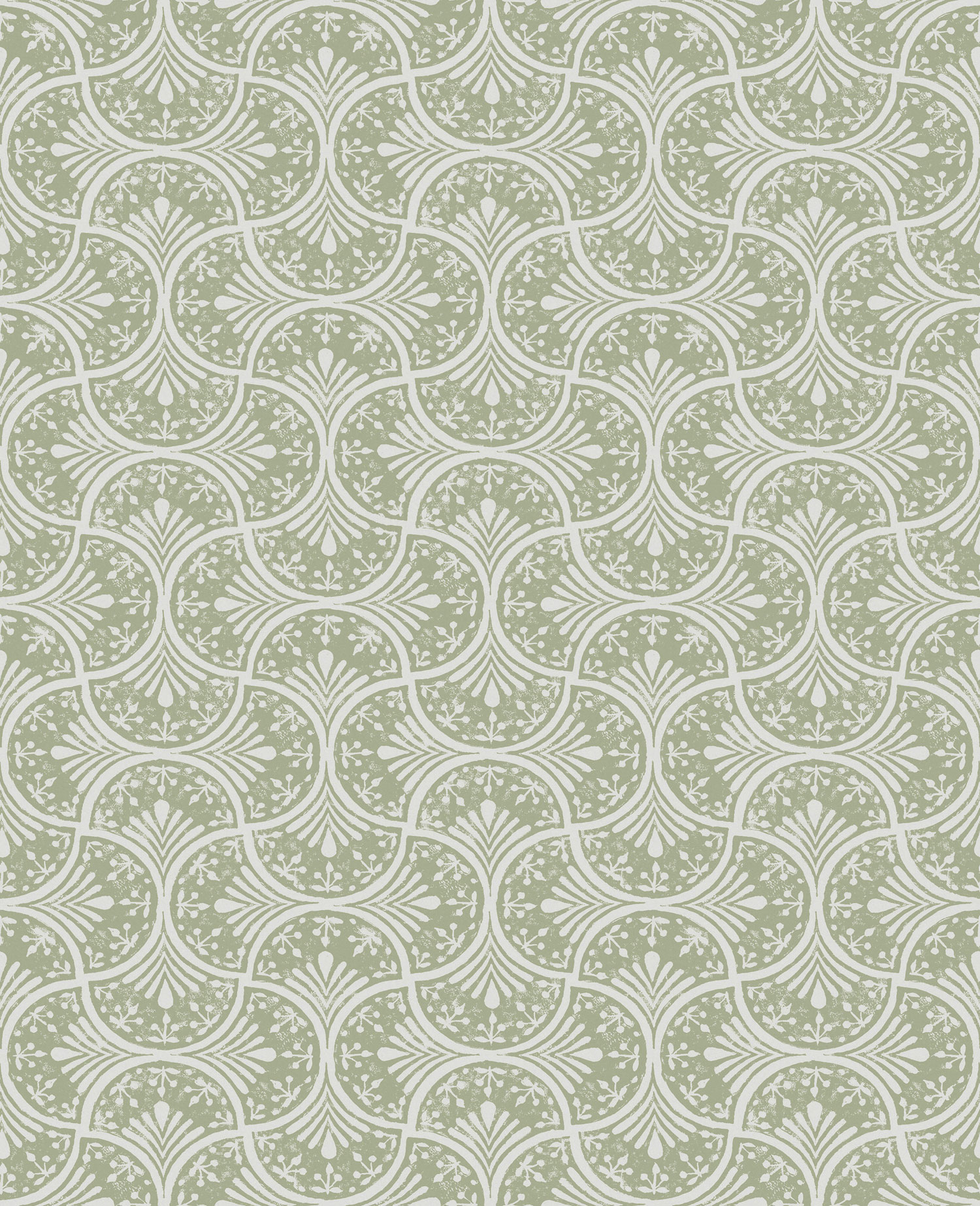 Grün-weiße geometrische Vliestapete, 120639, Retreat, Graham&Brown Premium