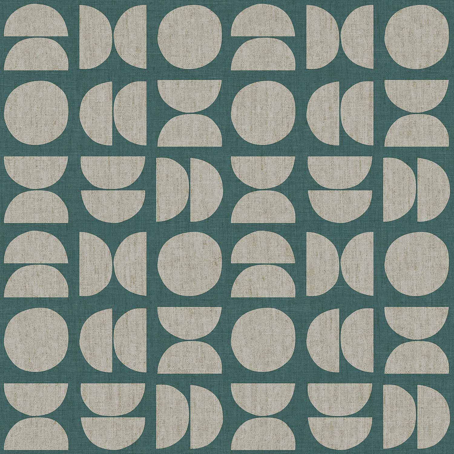 Türkise Vliestapete, geometrisches Muster, 30155, Energie, Cristiana Masi by Parato