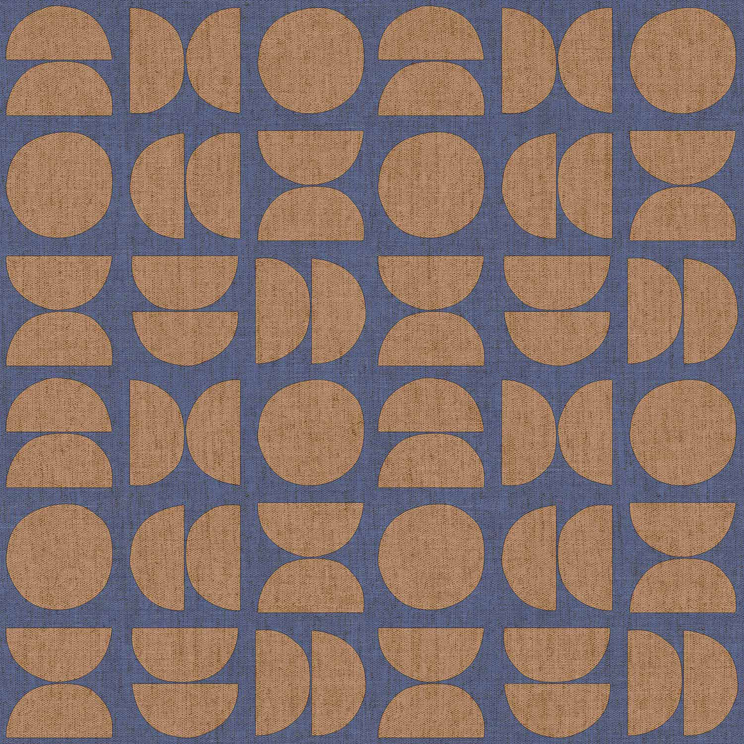 Blaue Vliestapete, geometrisches Muster, 30158, Energie, Cristiana Masi by Parato