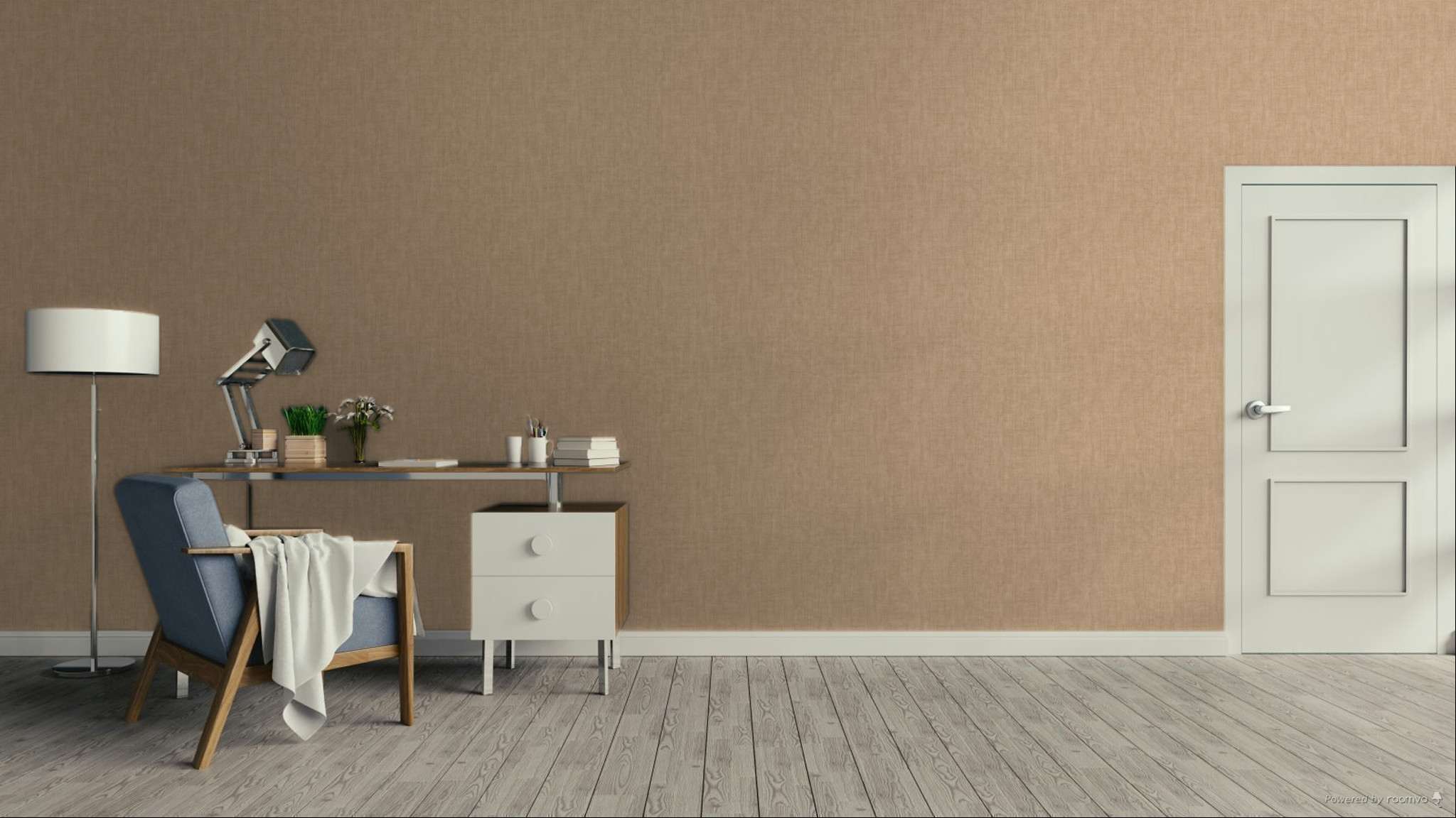 Tapete, braun-beige, Stoffoptik, 30194, Energie, Pictura, Top Stripes, Parato by Cristiana Masi