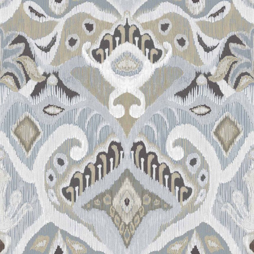 Blaue Tapete mit Ornamenten, ethnischem Muster, 26426, Thai, Cristiana Masi by Parato