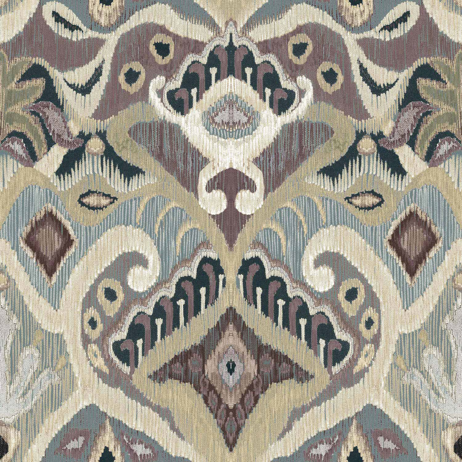 Weinrote Tapete mit Ornamenten, ethnischem Muster, 26427, Thai, Cristiana Masi by Parato