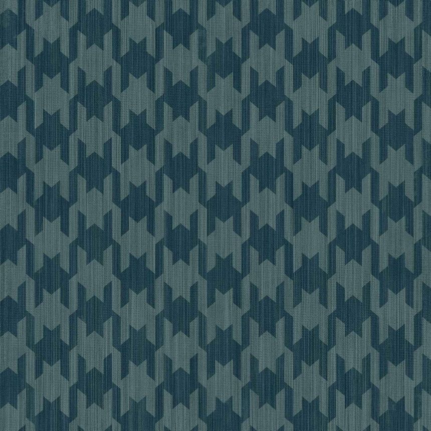 Türkisfarbene Vliestapete, Hahnenspur, 26447, Thai, Cristiana Masi by Parato