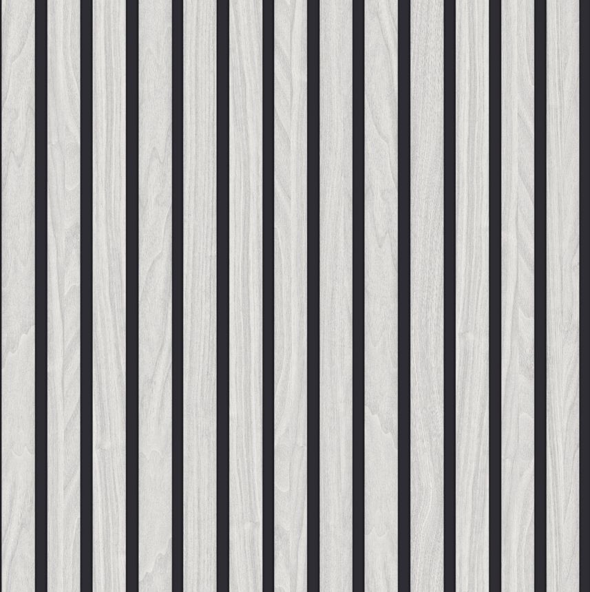Luxustapete in grauer Holzoptik, Holzplanken, Z77550, Savana, Zambaiti Parati