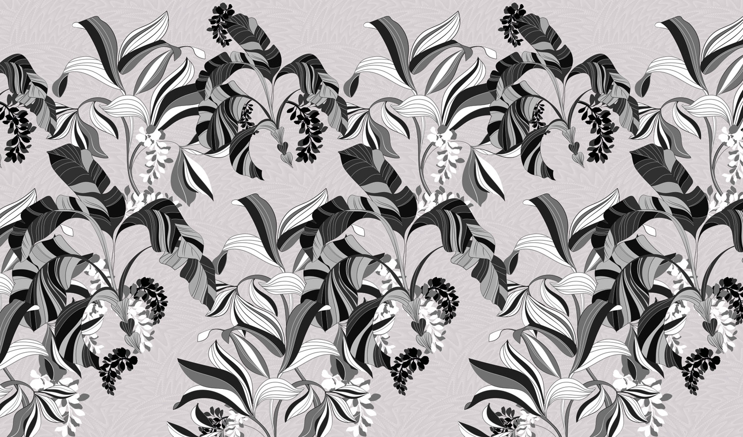 Luxus Fototapete mit Blumen und Blättern, Z77557, Savana, Zambaiti Parati