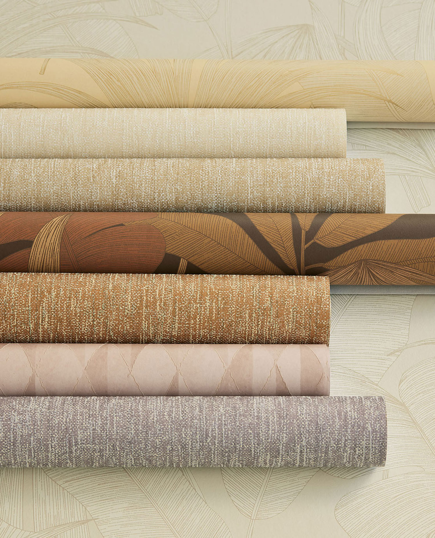 Beige Tapete, Stoffimitat, 333531, Festival, Eijffinger