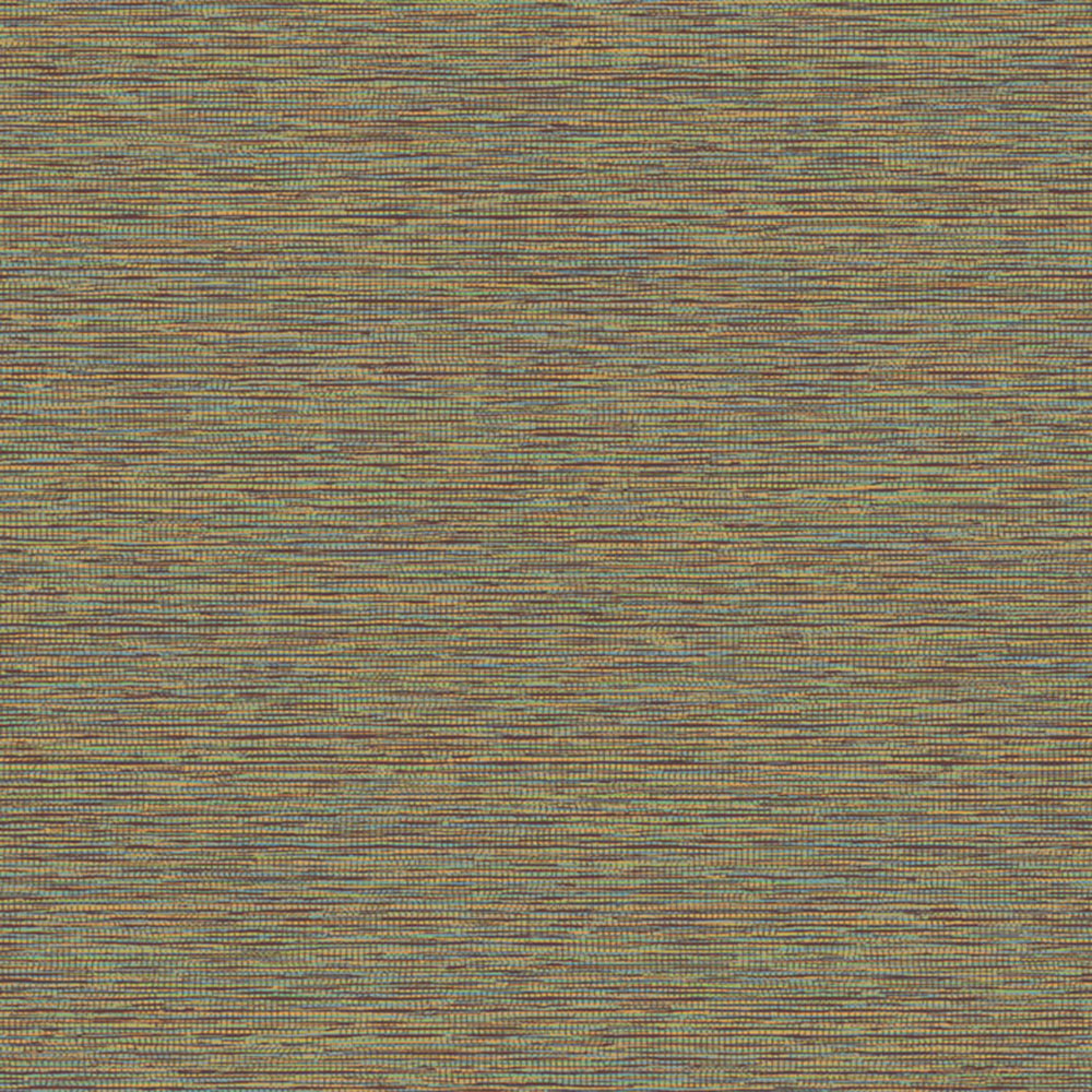 Vliestapete, grün-orange, Stoffimitat, NHW1013, Perla, Decoprint