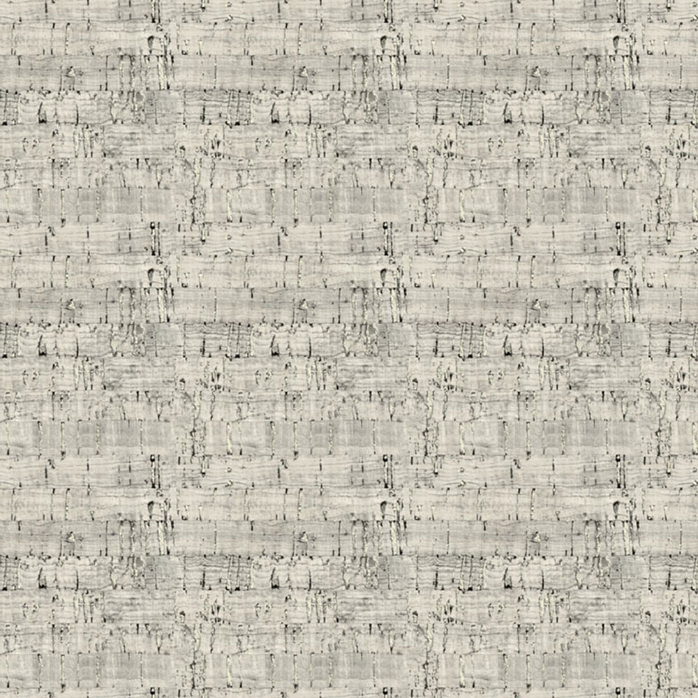 Tapete in grau-silberner Korkoptik, NHW1026, Perla, Decoprint