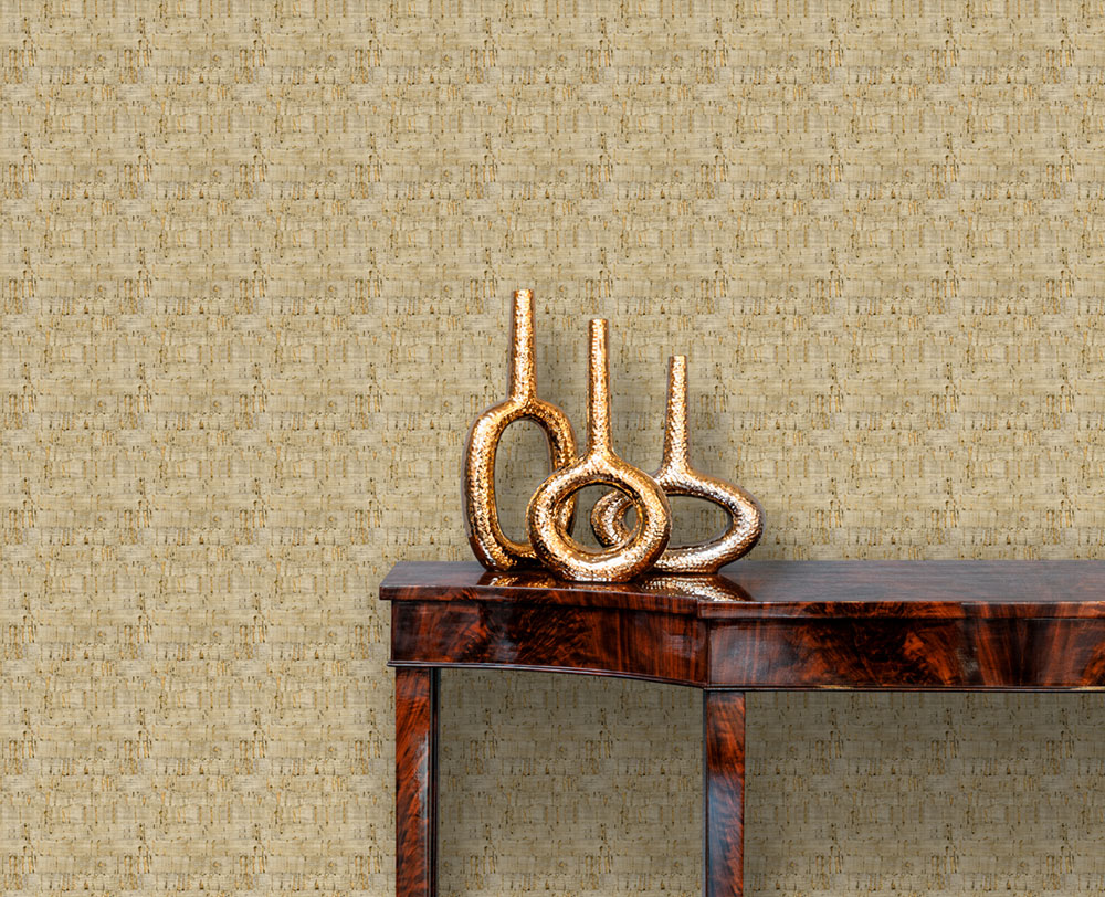 Tapete in beige-bronzener Korkoptik, NHW1027, Perla, Decoprint