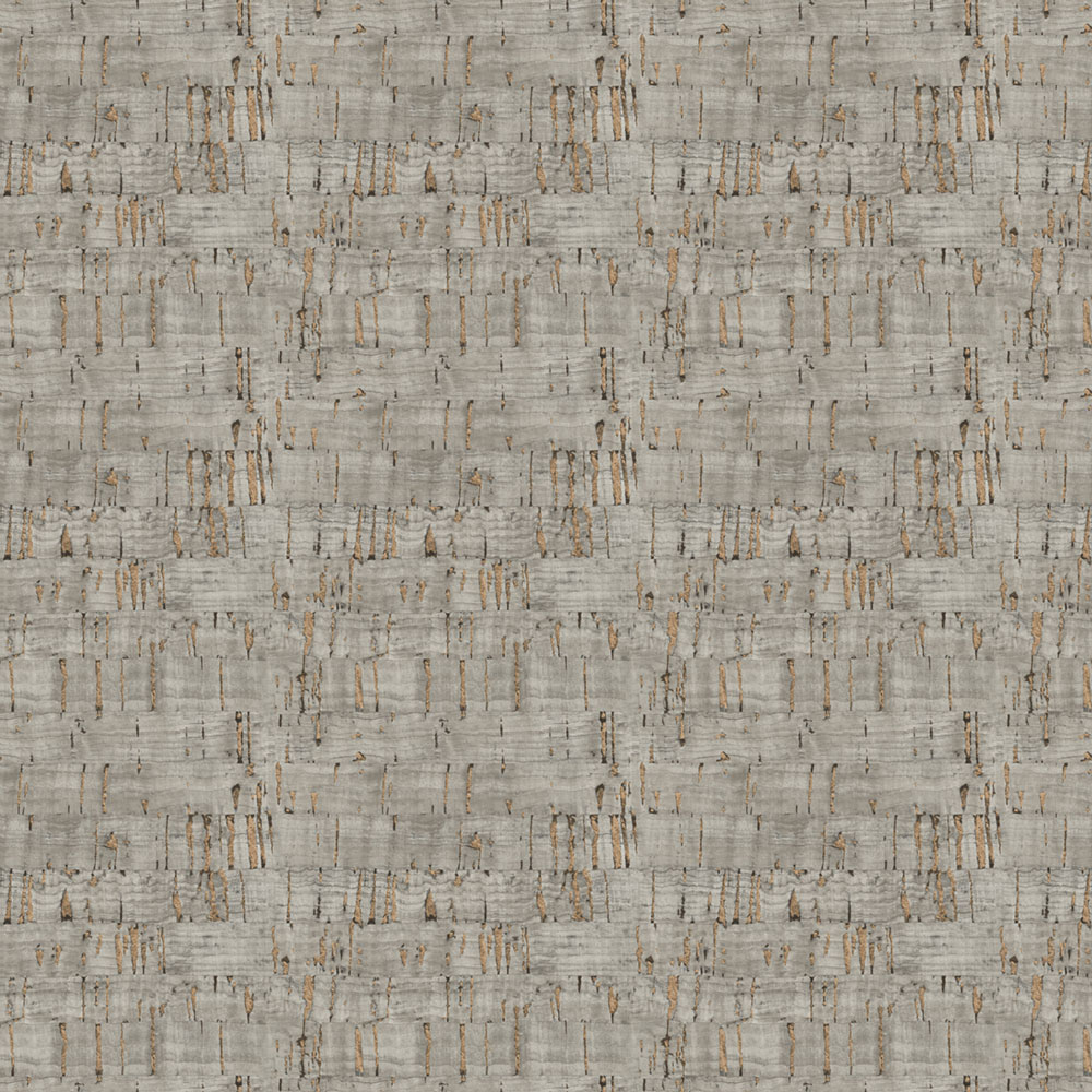 Tapete in grau-bronzener Korkoptik, NHW1028, Perla, Decoprint