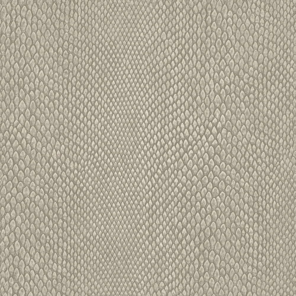 Vliestapete, grau-beige, Schlangenhaut-Imitat, NHW1035, Perla, Decoprint